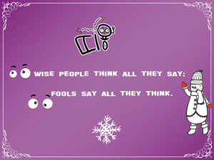 post subject wise and fool people wise and fool people