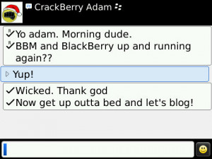 ... December 22nd Service Outage - BlackBerry Messenger to Blame