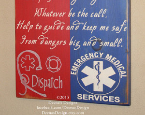 Dispatcher/EMT Hybrid Wall Art, Dispatch/EMS Decor, Distressed Decor ...