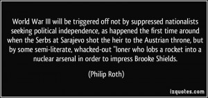 off not by suppressed nationalists seeking political independence ...