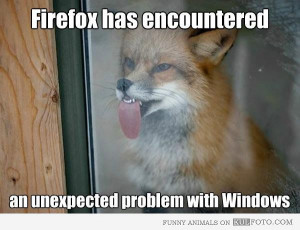 Funny Fox: Firefox Has an Unexpected Problem with Windows