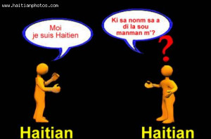 Haitian Language Vs creole in the haitian
