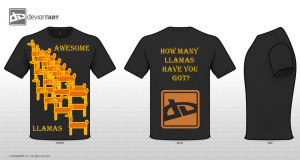 Awesome llamas by Yuleto