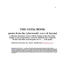 The Geek Book Quotes From...