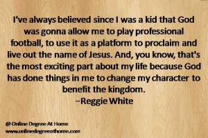 ... Reggie White #GoodFootballQuotes #InspirationalFootballQuotes #