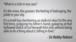 Newcastle United butcher THE famous Sir Bobby Robson quote for club ...