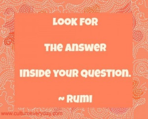 What's your question? #quote #Rumi