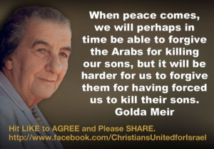 Quote of the Day- Prime Minister Golda Meir