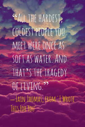 Iain Thomas - ‘I Wrote This For You’