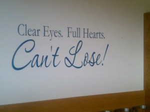 Inspirational wall vinyl from my all-time favorite TV show! :)