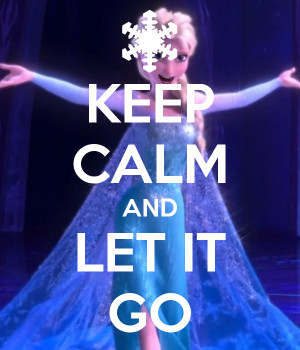 ... keep that junk anymore… Let it go, Let it go, toss that junk right