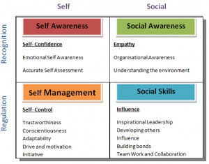 self awareness self management social awareness social skills