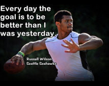 Russell Wilson Poster Seattle Seaha wks Photo Quote Wall Art Print 5x7 ...