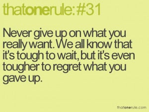 Not Giving Up quote #1