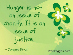 Stop World Hunger Quotes Reality of world hunger