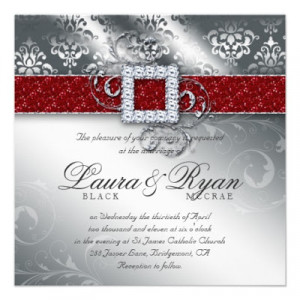 CHRISTMAS THEMED WEDDING: INVITATION CARDS