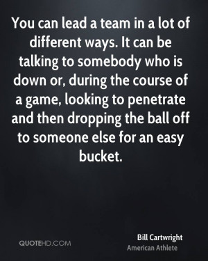 ... and then dropping the ball off to someone else for an easy bucket