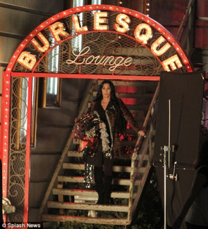 Cher Video on the set of Burlesque