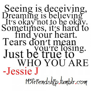 Jessie J Who You Are Quotes