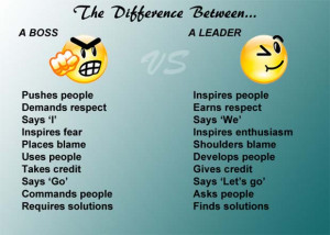 ... Boss And Leader Inspire You To Become A Leader Rather Than A Boss (3