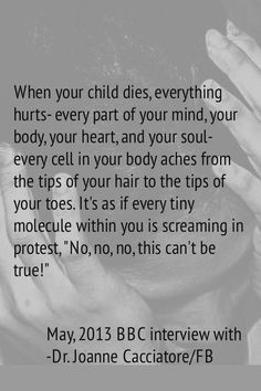 grief..the loss of a child