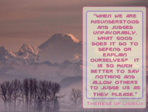 quote from St. Therese of Lisieux