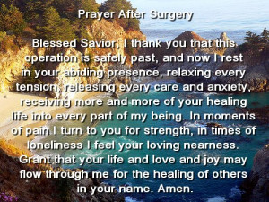surgery prayer