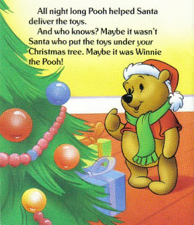 Winnie The Pooh & Santa Too - A Starburst promotional booklet -undated