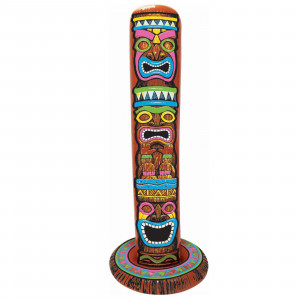 Inflatable 1.83m Jumbo Tiki Pole Hawaiian Decoration