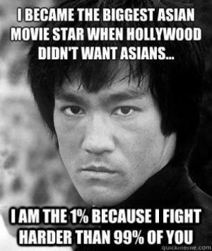 The always quotable Bruce Lee was a master of his martial arts craft ...