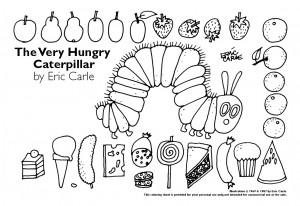 Very Hungry Caterpillar Coloring Pages