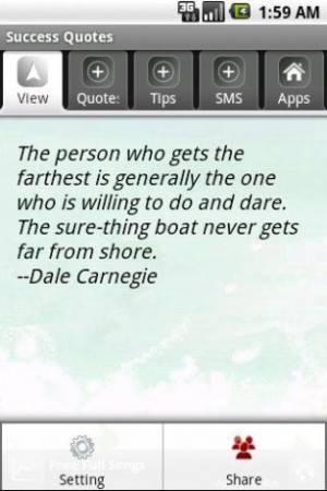 ... sure-thing-boat-never-gets-far-from-shore-dale-carnegie-success-quote