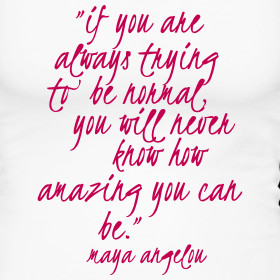 Design ~ Be Amazing/Maya Angelou Quote Tank