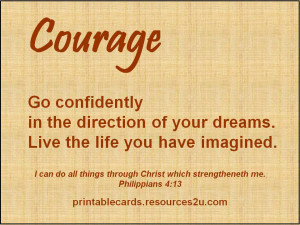 Christian Quotes About Courage