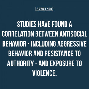 ... Aggressive Behavior And Resistance To Authority- And Exposure To