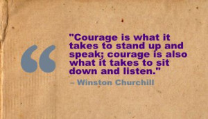 Courage to Speak from your Heart
