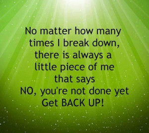 Get Back Up: Quote About Get Back Up ~ Daily Inspiration