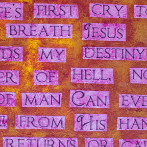 In Christ Alone quote painting - 12