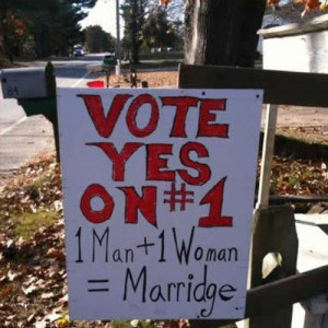 Gay Marriage Signs Funny