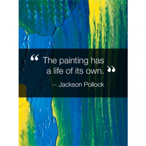 Inspirational Quote Art eGift Card - Jackson Pollock