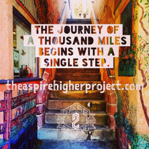journey of a thousand miles begins with a single step! #laotzu #quotes ...