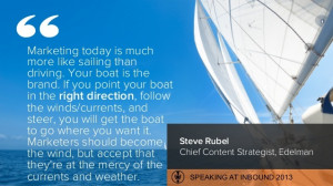 One of my favourite metaphors to talk about #marketing