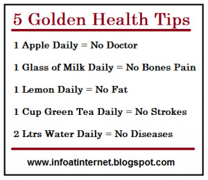 Golden Health Tips