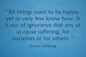 mindfulness quote Sharon Salzberg