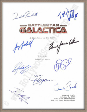 Signed Scripts > Battlestar Galactica Signed TV Script