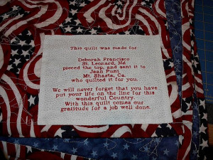quilts of valor label | military quilts - a gallery on Flickr