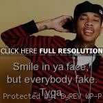 rapper, tyga, quotes, sayings, being fake, real rapper, tyga, quotes ...