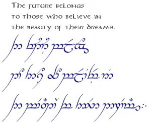 READ ONLY - Official TENGWAR Transcription (and TATTOOS) - I