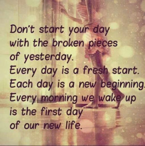 Start a new day