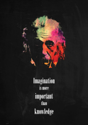 Topics: Imagination Picture Quotes , Knowledge Picture Quotes